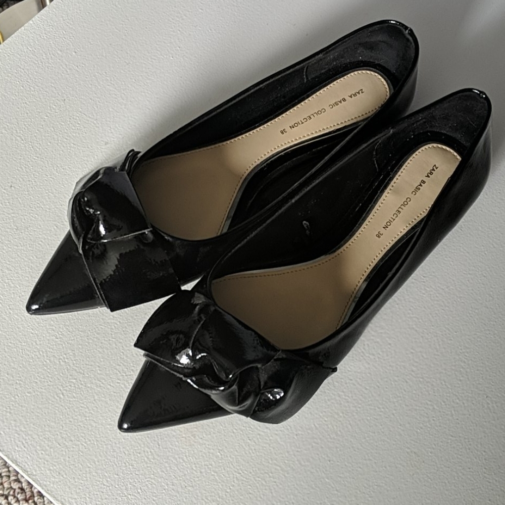 Zara Black Flats